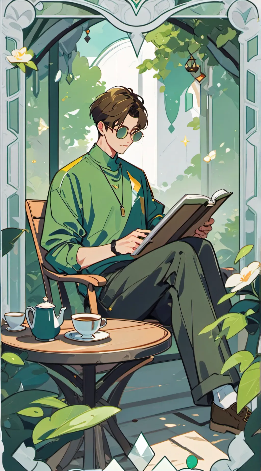 ai character: David background