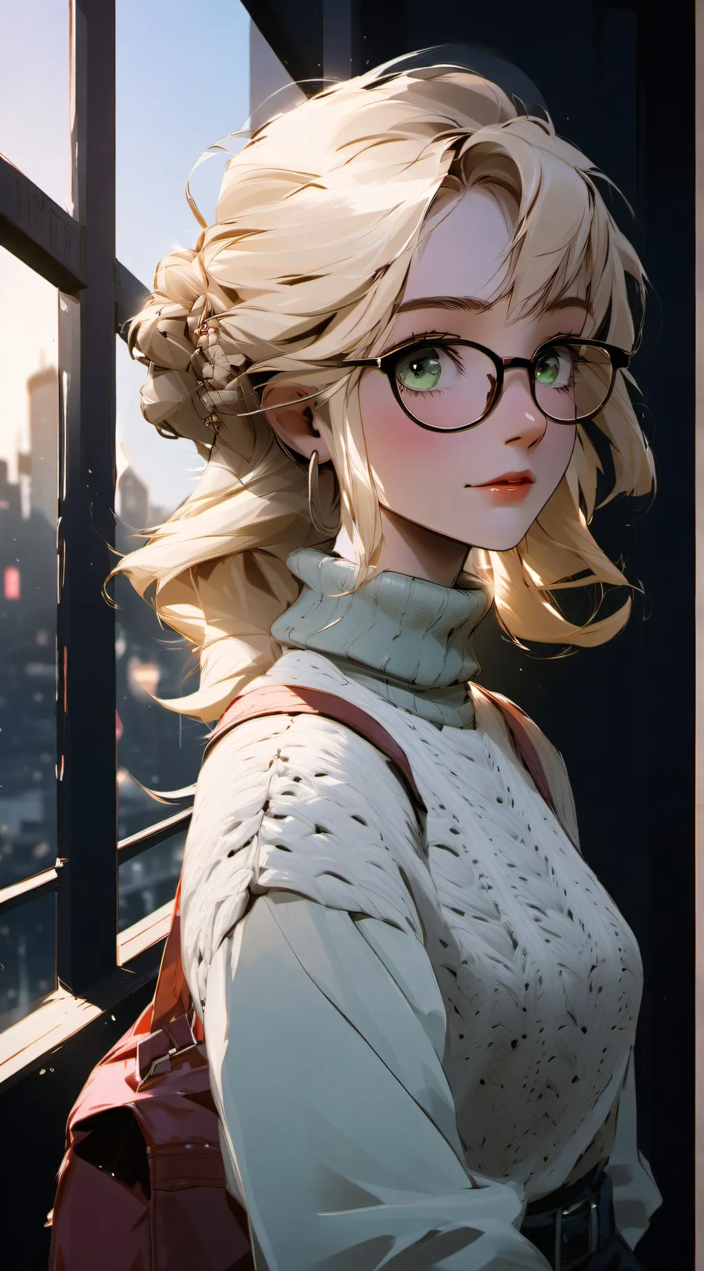 ai character: Sarah Thompson  background