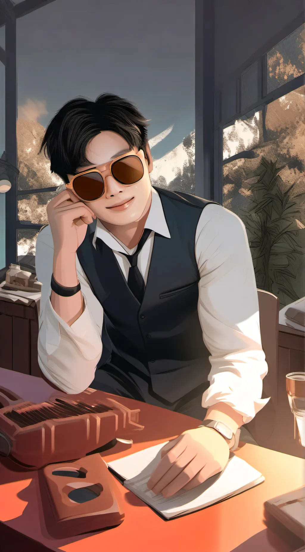 ai character: Bts background