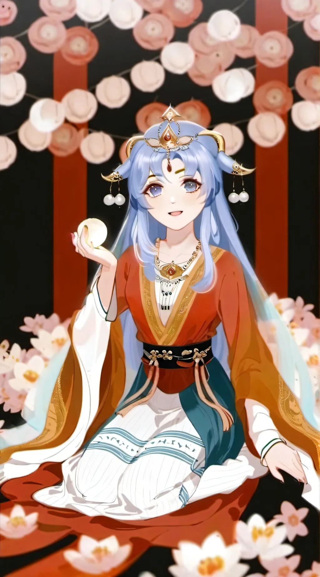 ai character: Avy Akcerman  background