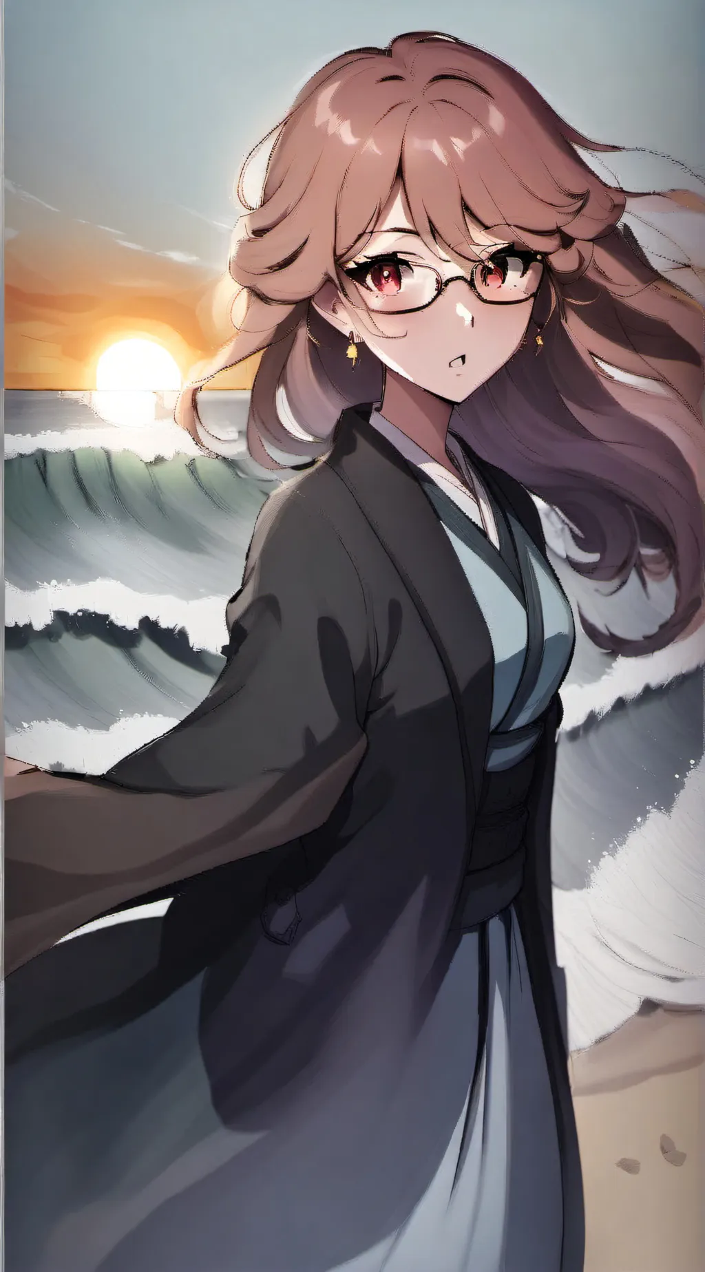 ai character: Ayame background