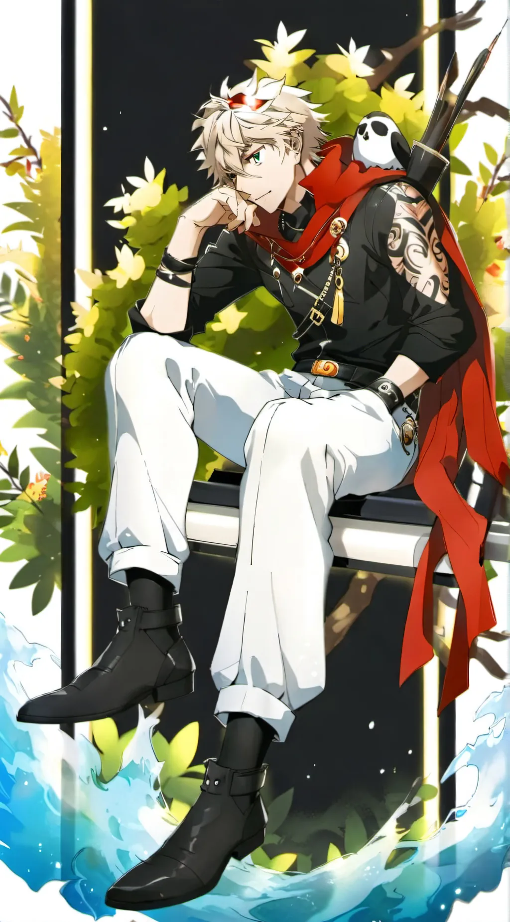 ai character: Mha  background