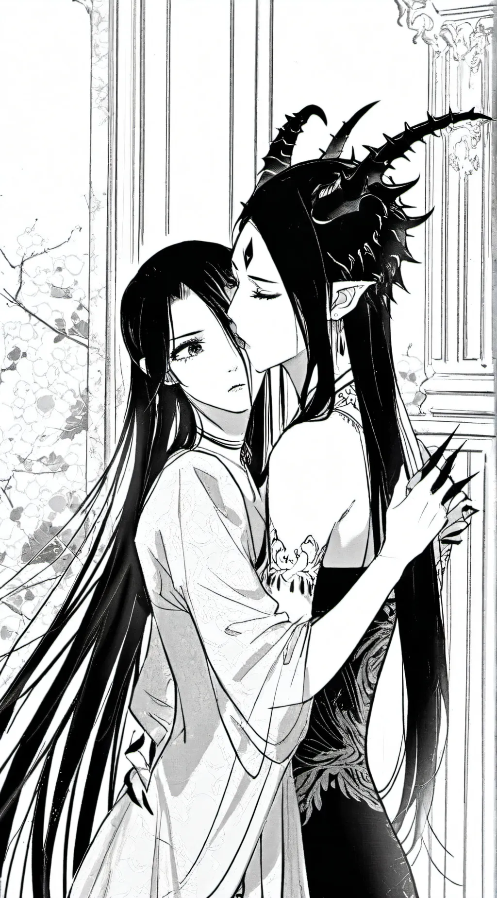 ai character: Bendy x Miss Circl background