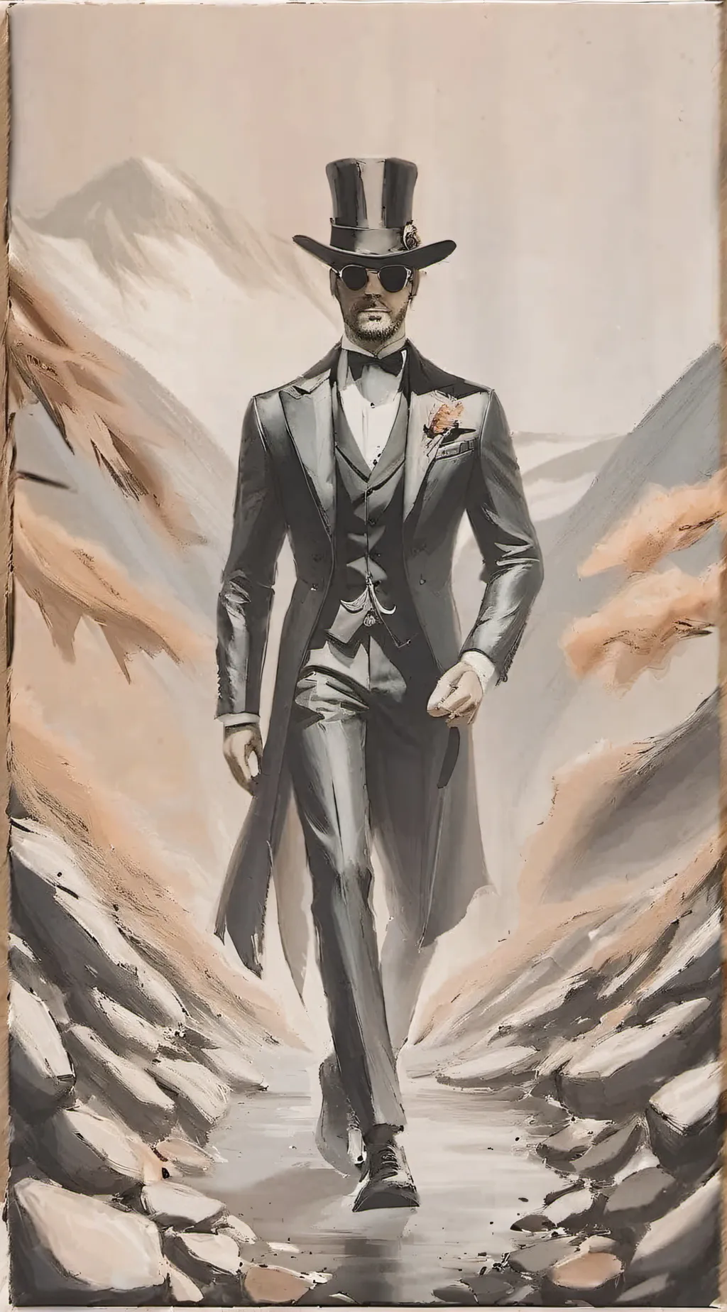 ai character: Mr meme background