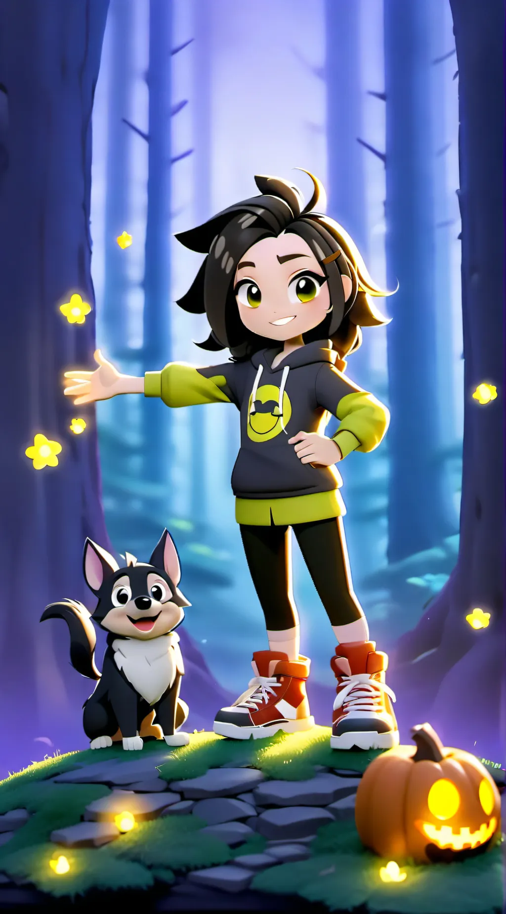 ai character: Aphmau gang background