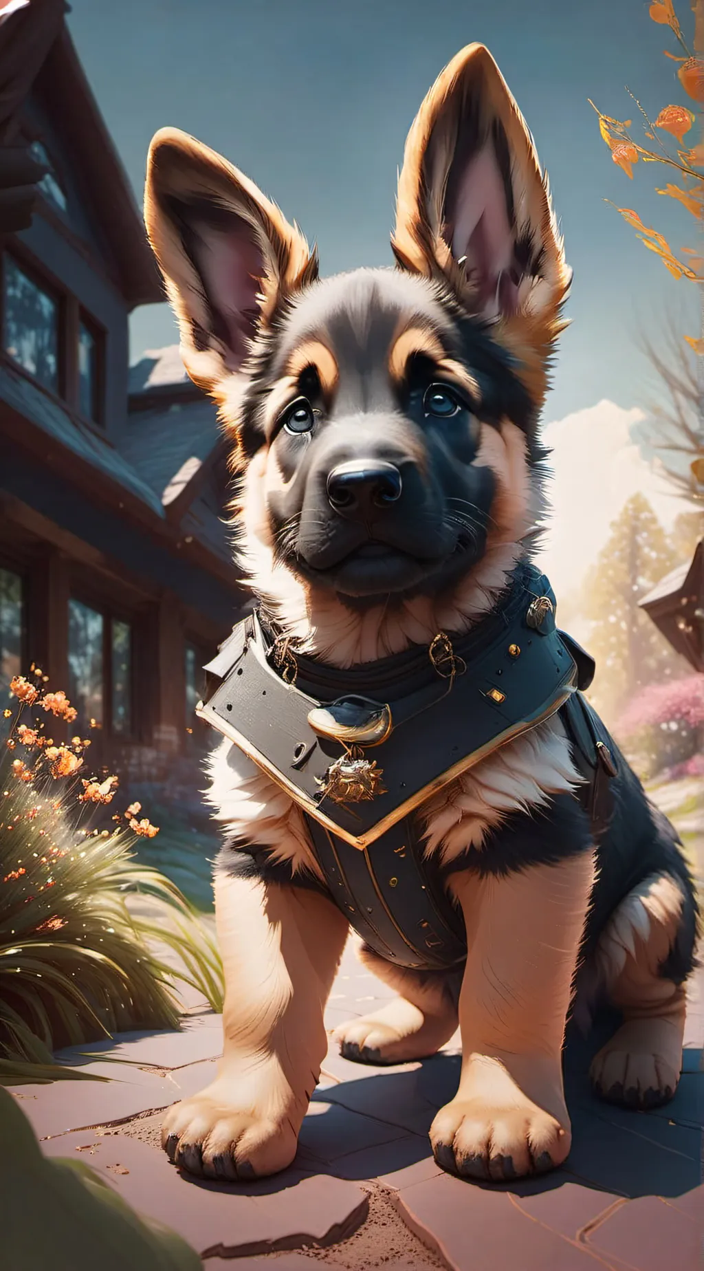 ai character: blacky background