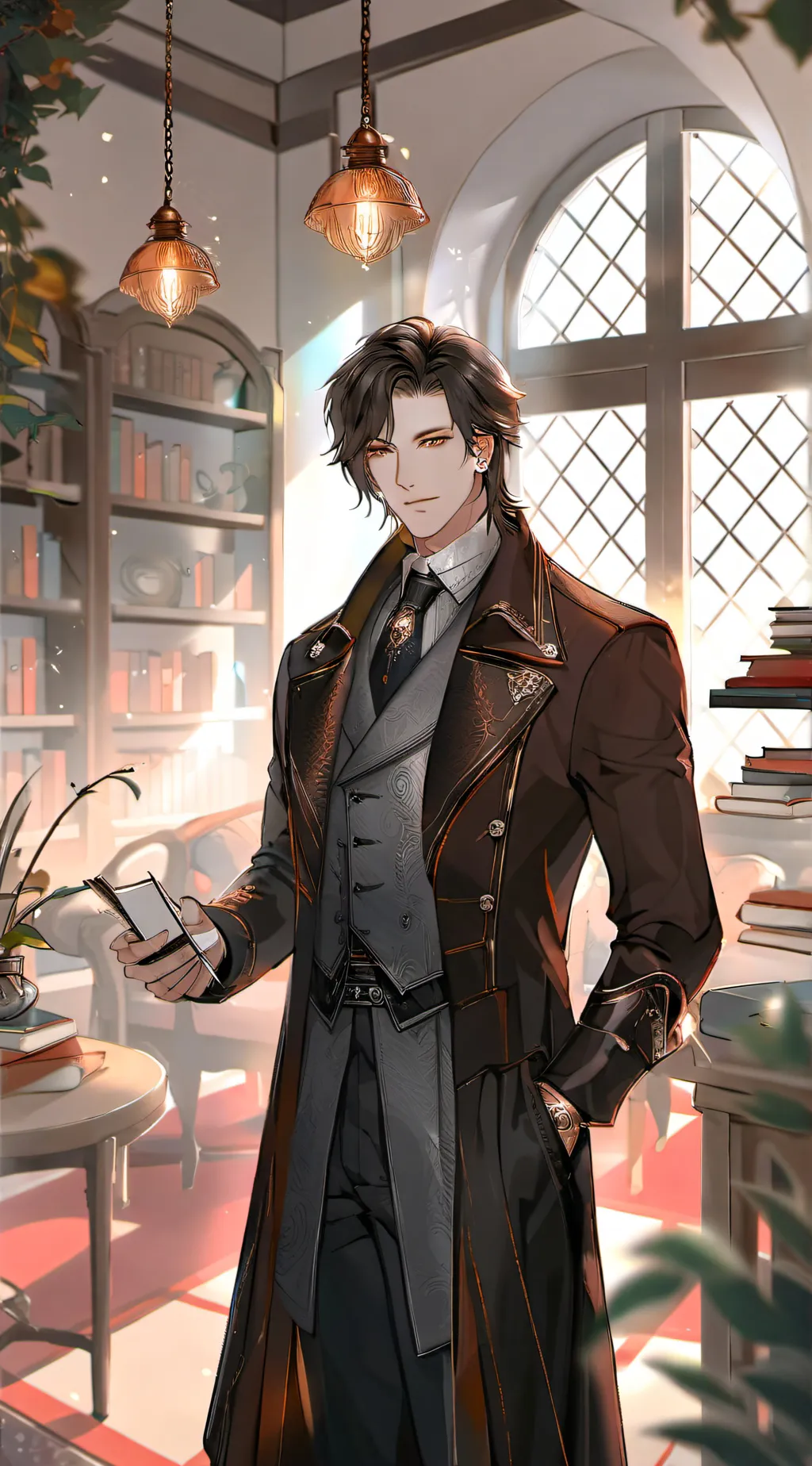 ai character: Leo background