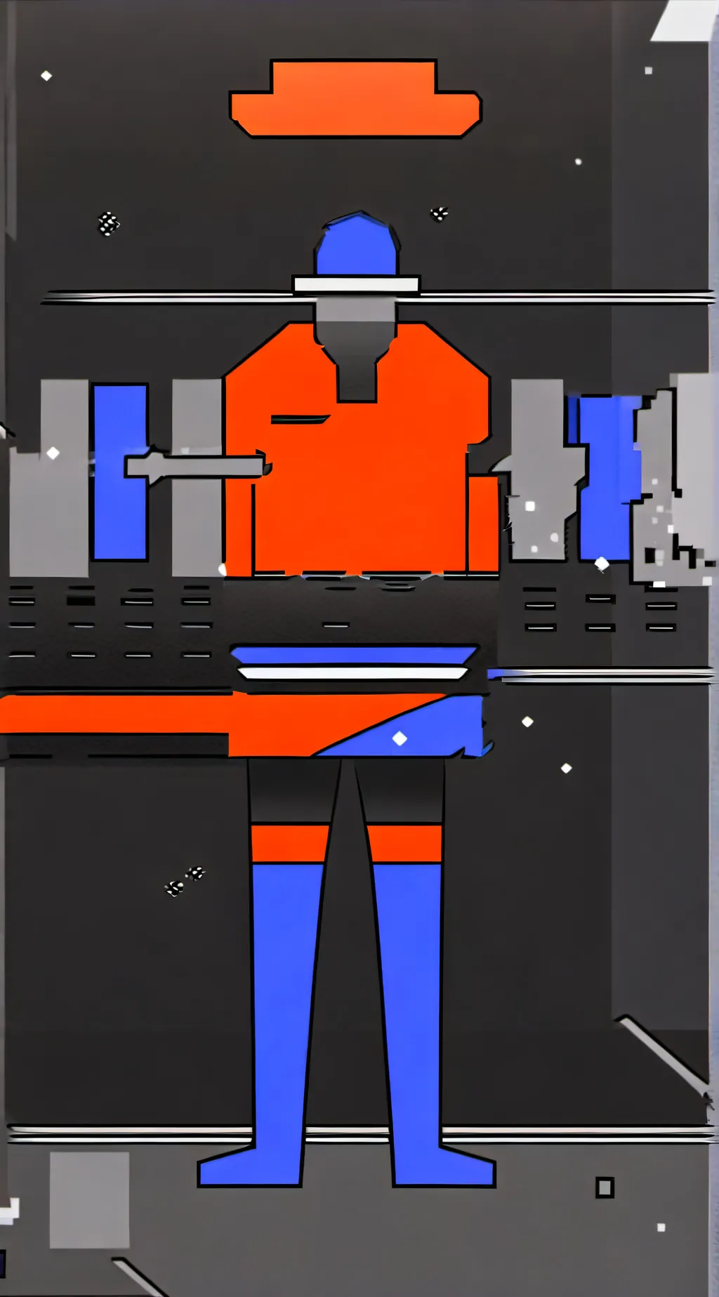 ai character: Endertale frisk background