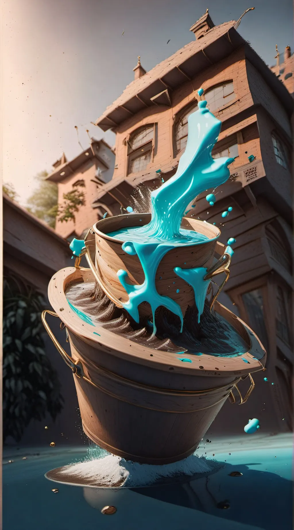 ai character: slime background