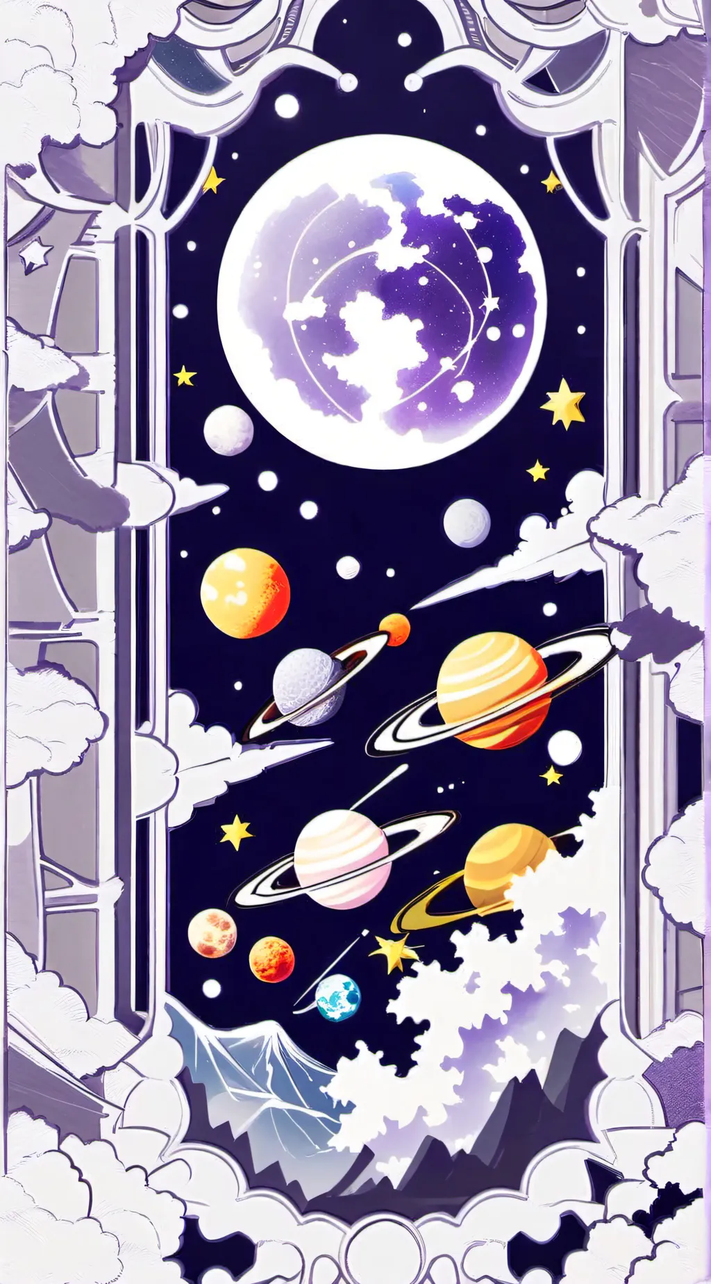 ai character: solarballs background