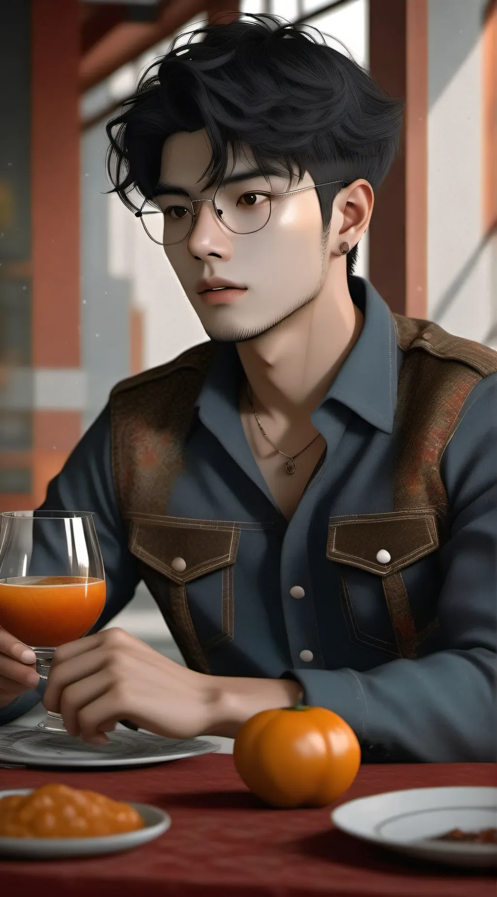 ai character: Luke  background