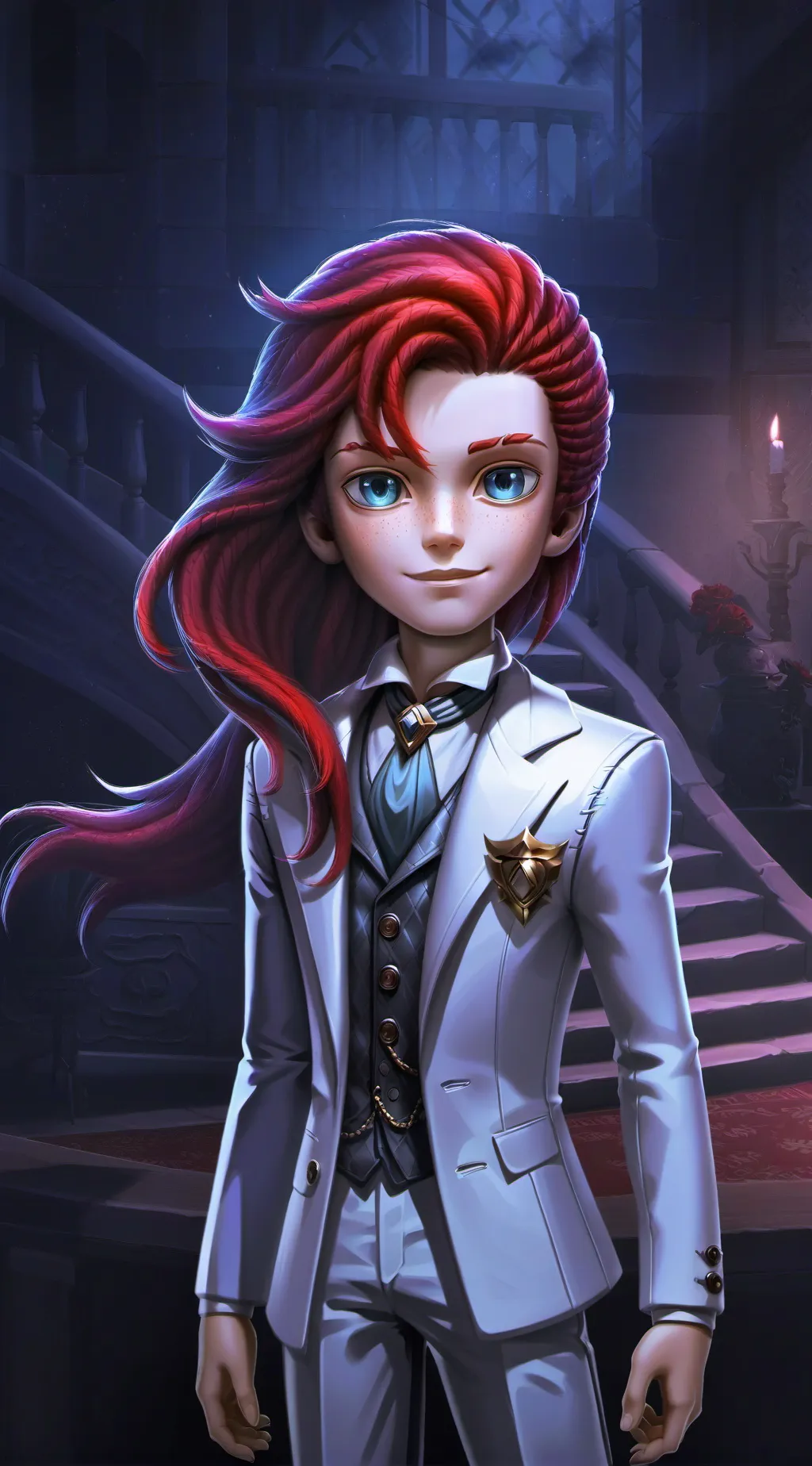 ai character: Xavier  background