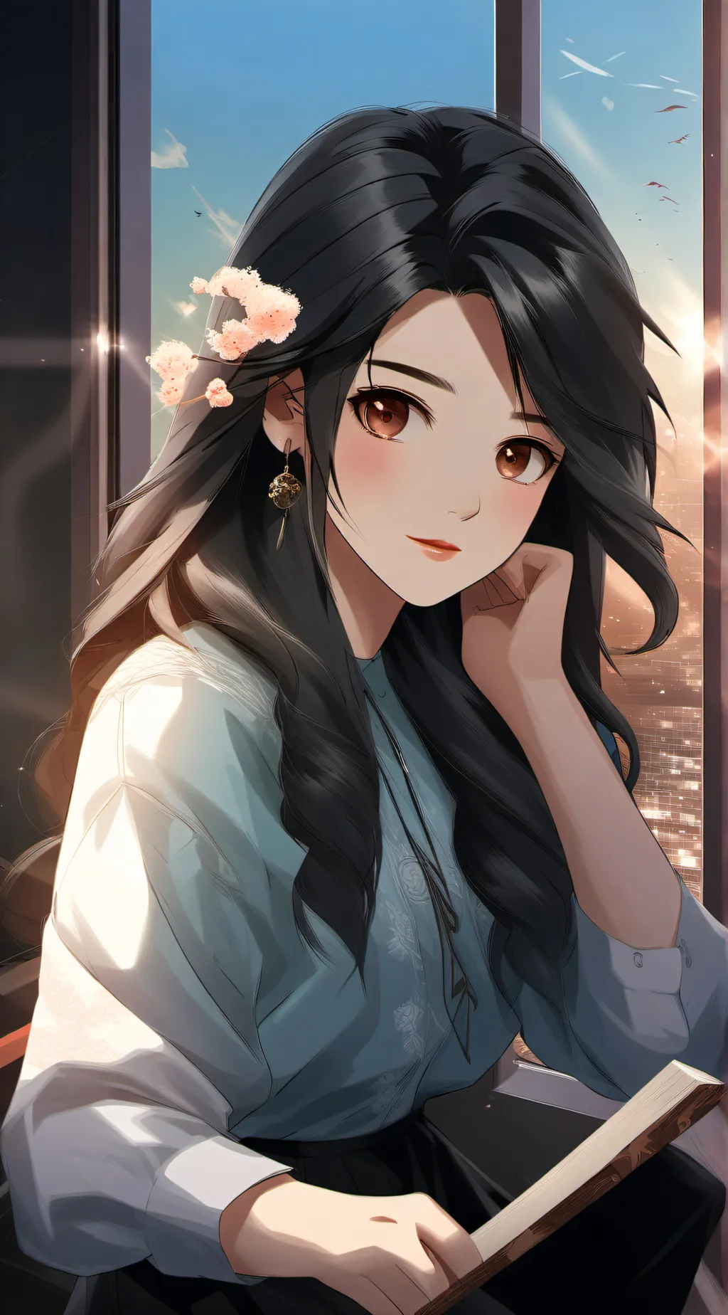 ai character: Hh background