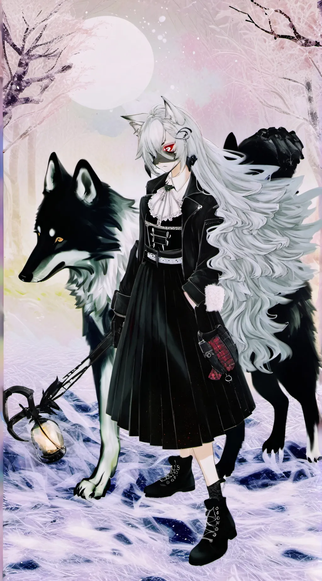 ai character: Loona background