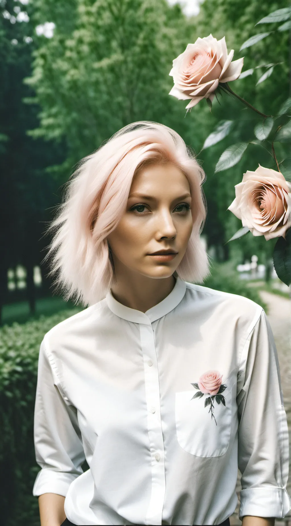 ai character: cathy King  background