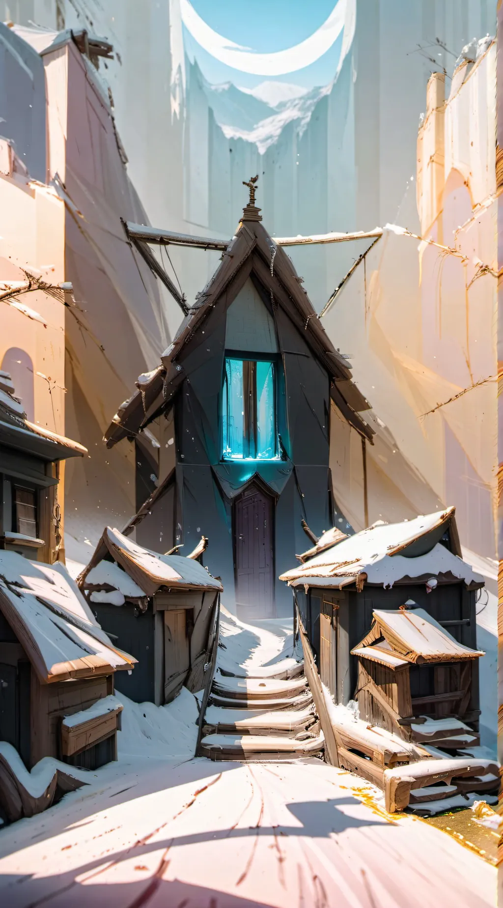 ai character: smiling critters  background