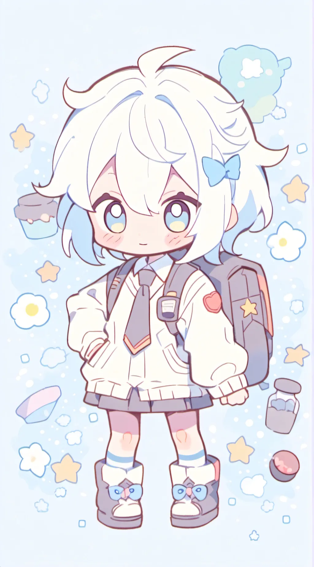 ai character: Lila background