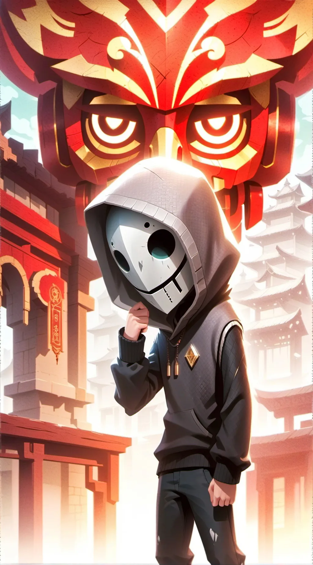 ai character: xj9  background