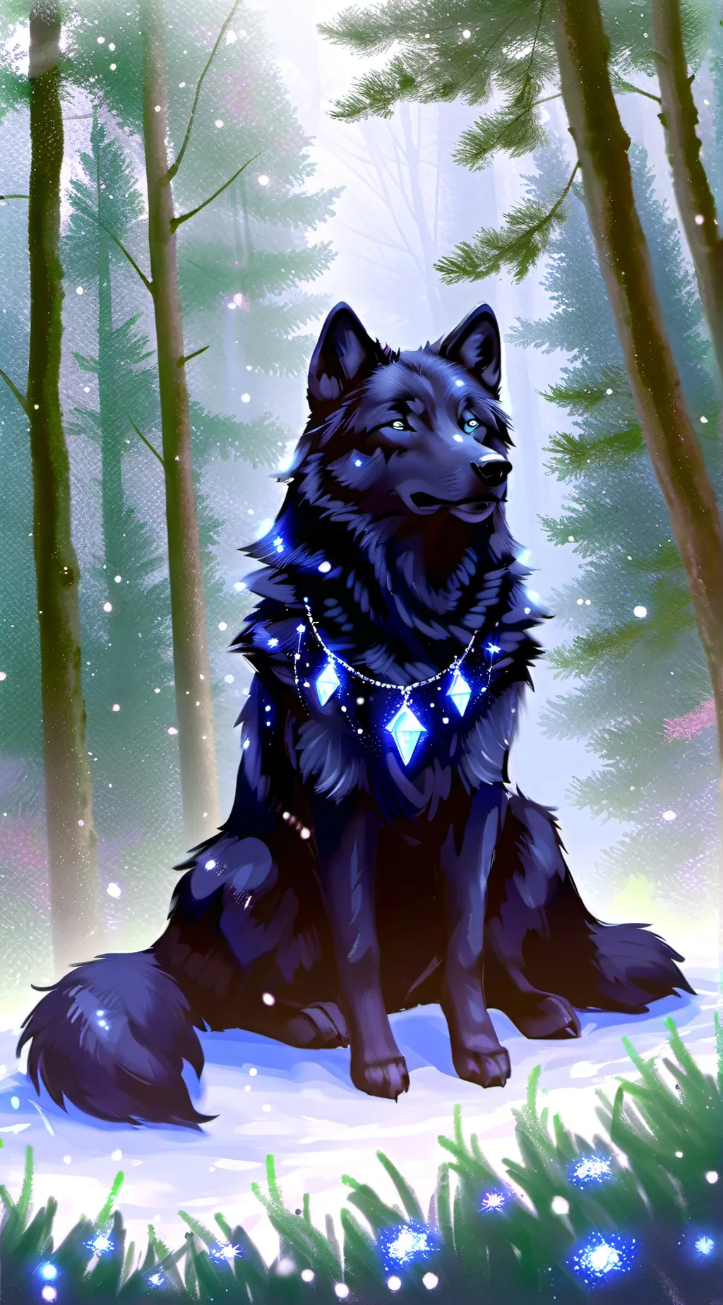 ai character: storm background