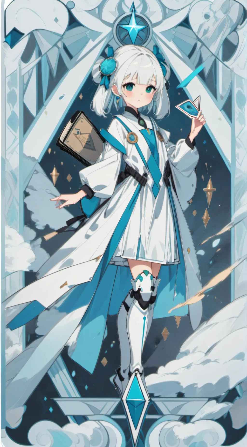 ai character: meme background