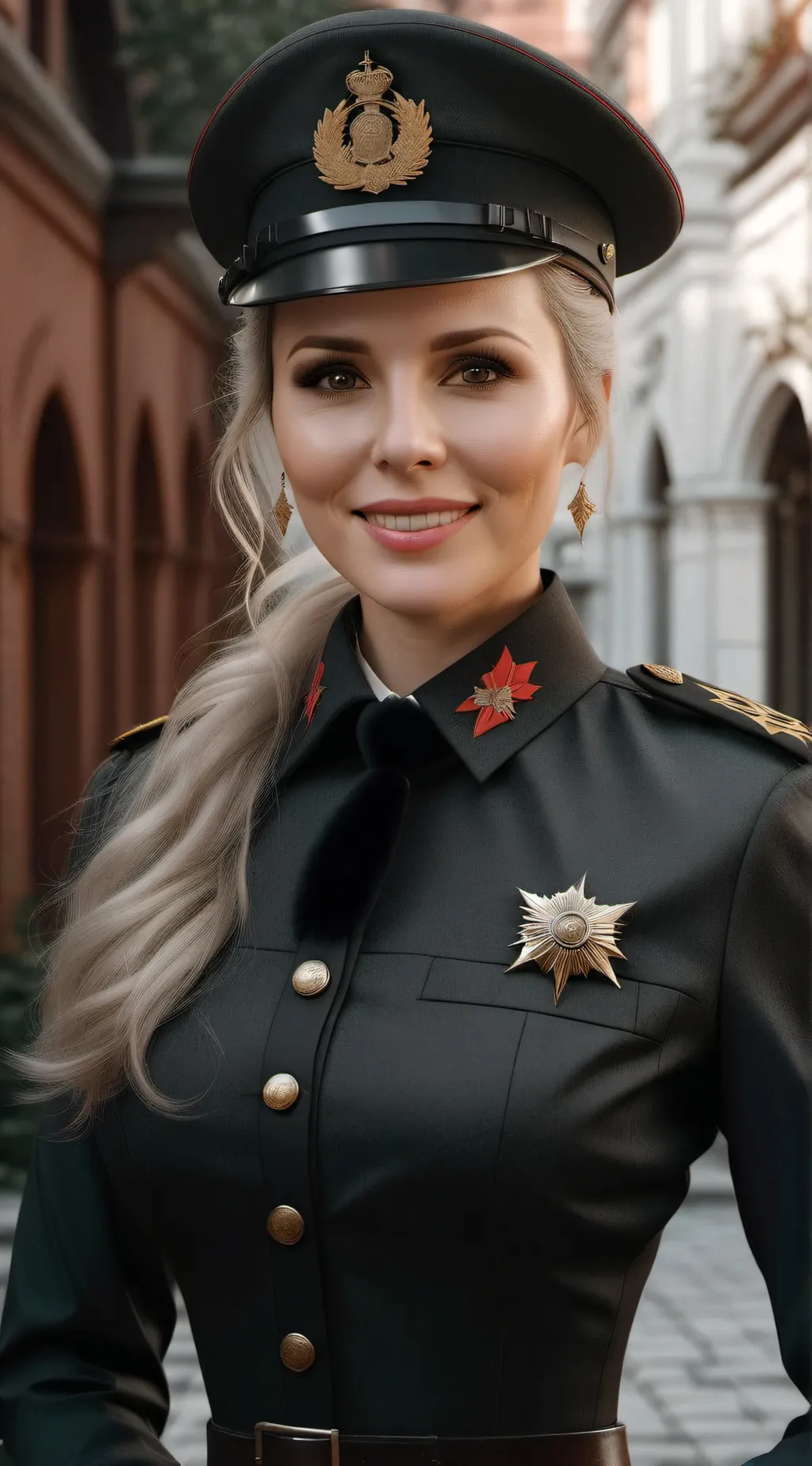 ai character: Officer Maria  background