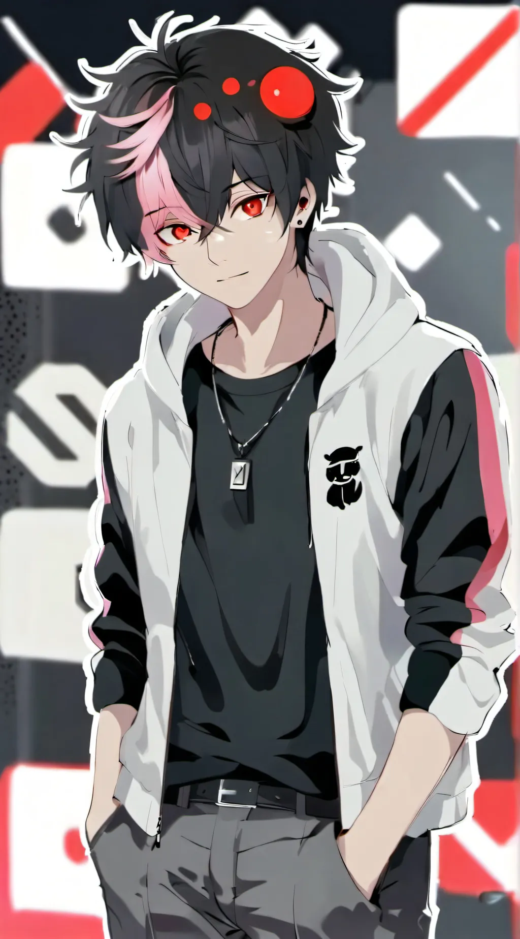 ai character: 🔥🖤 Xach 🔥🖤 background