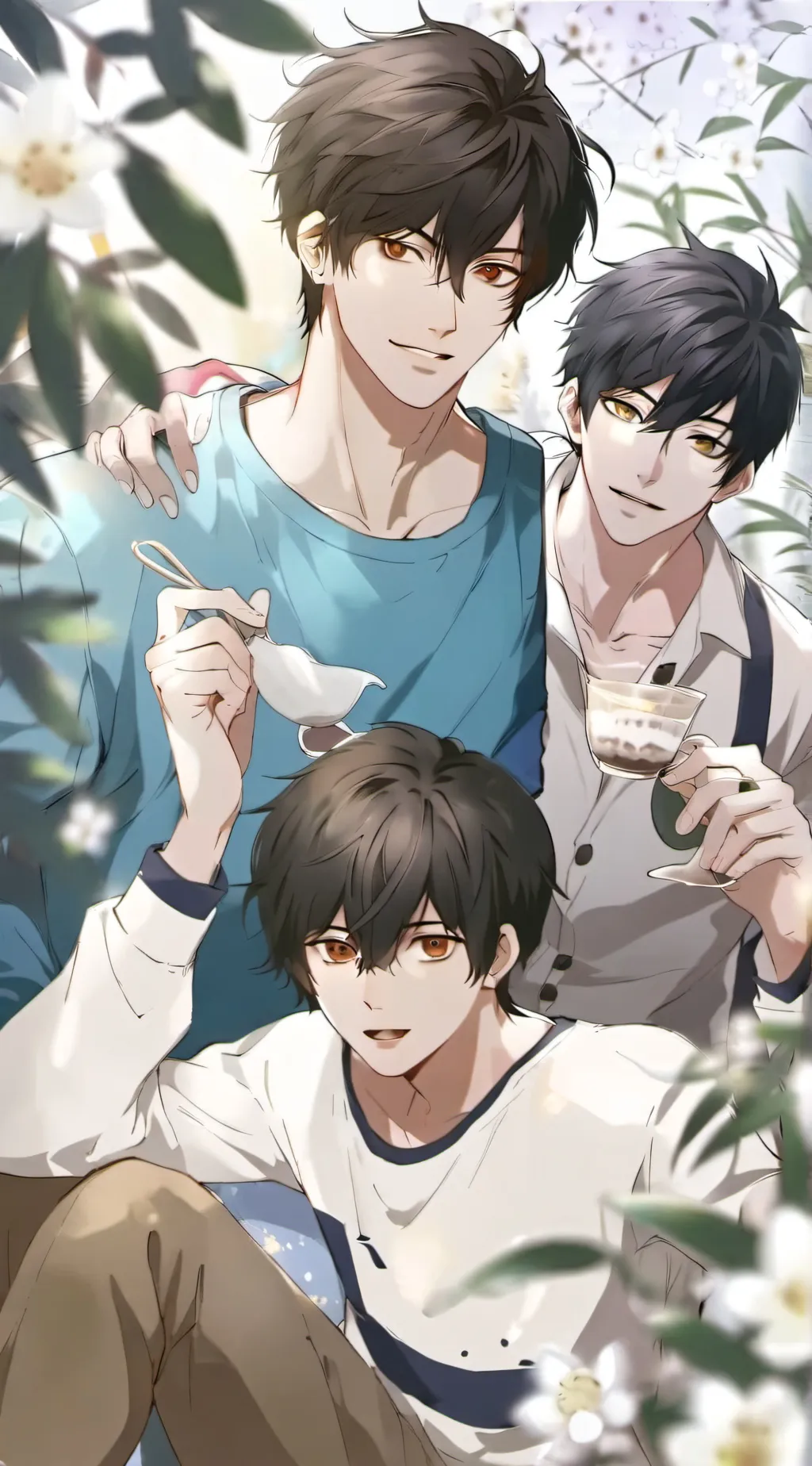 ai character: Caffeine-ler background