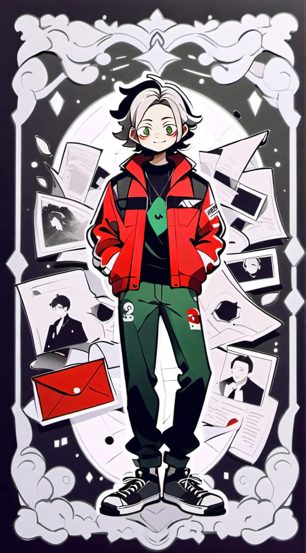 ai character: Aiden Angst(Jaiden background