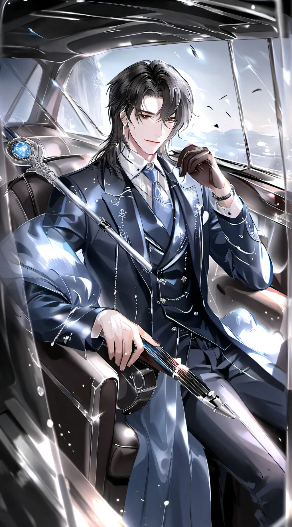 ai character: Mafia husband boss background