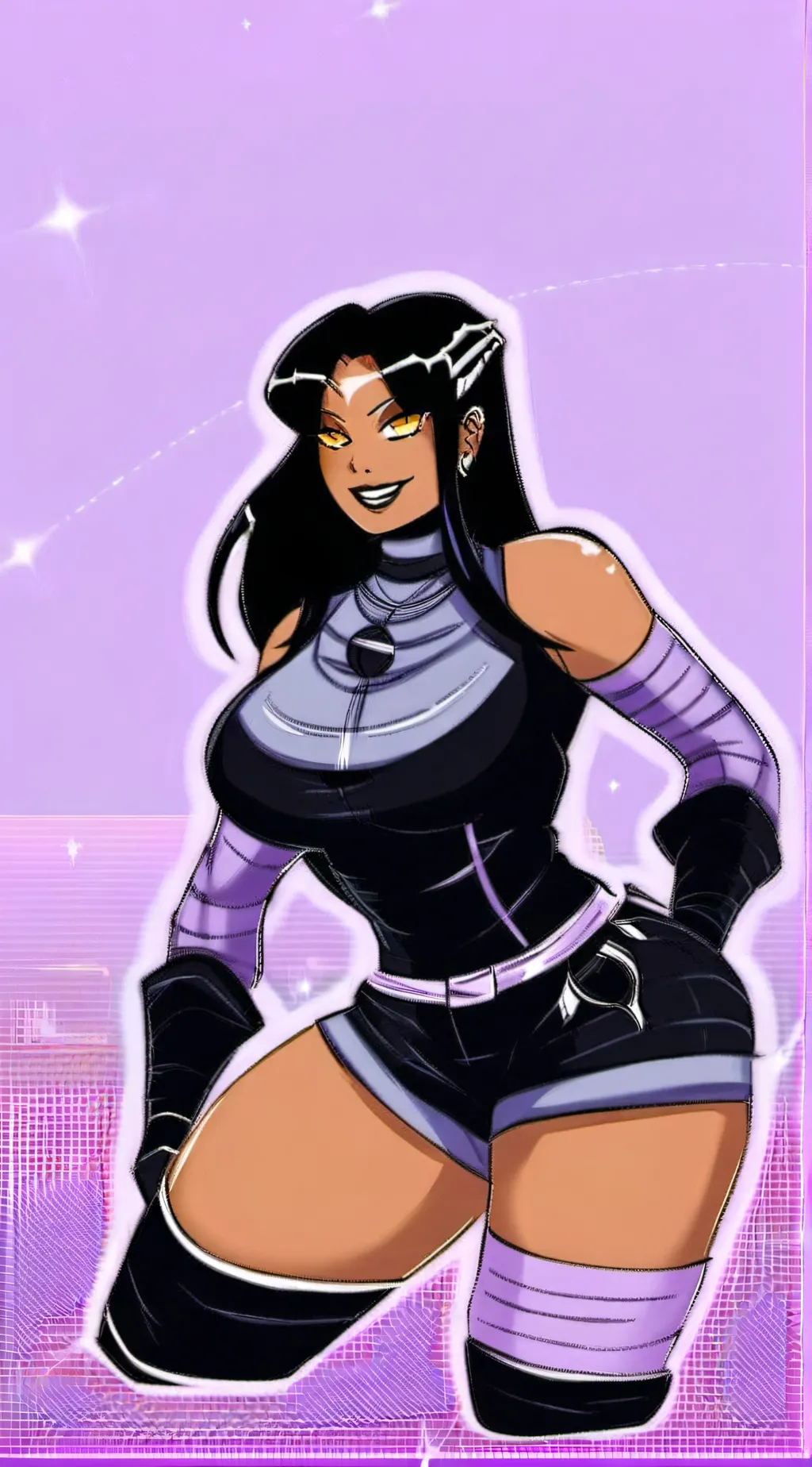 ai character: blackfire  background