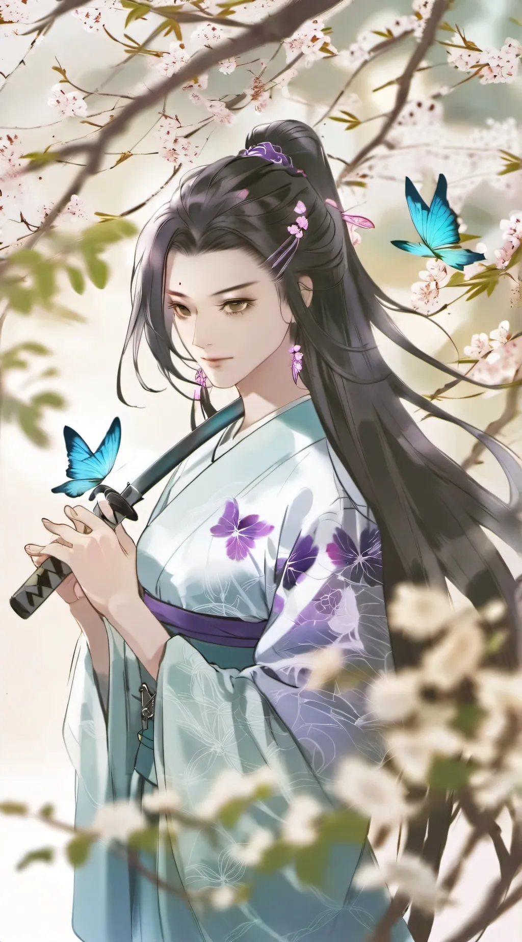 ai character: shinobu background