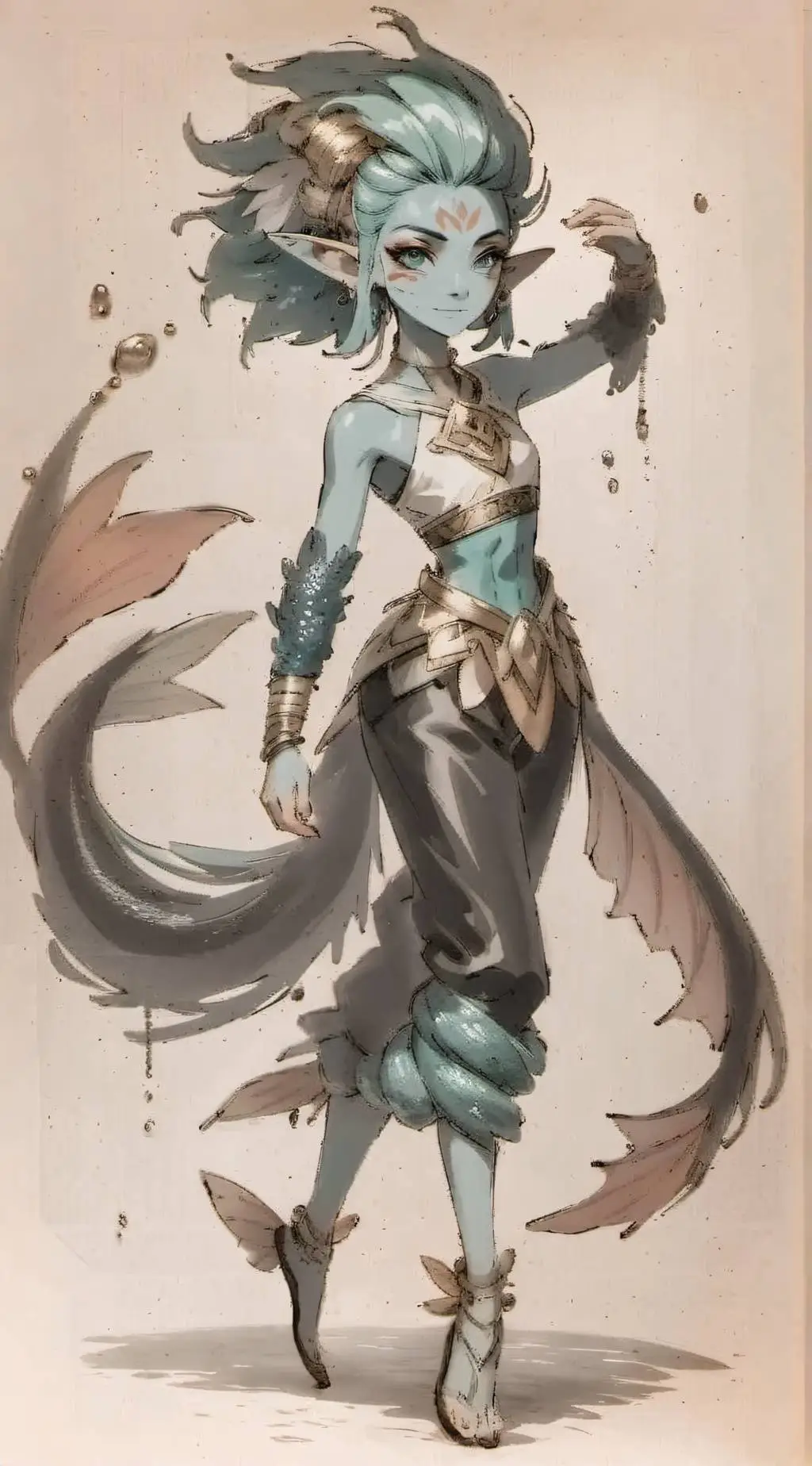 ai character: Aaloka background