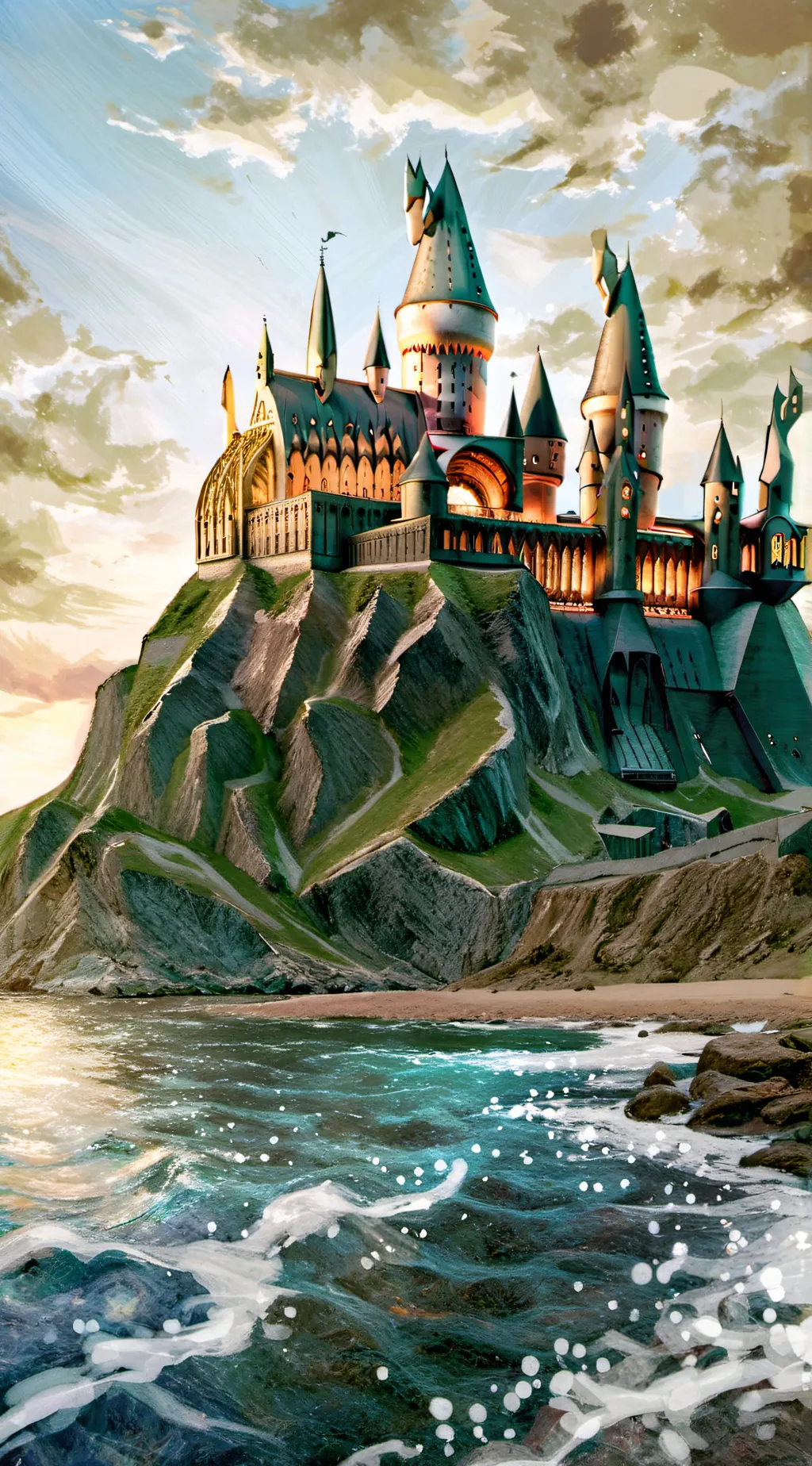 ai character: hogwarts  background