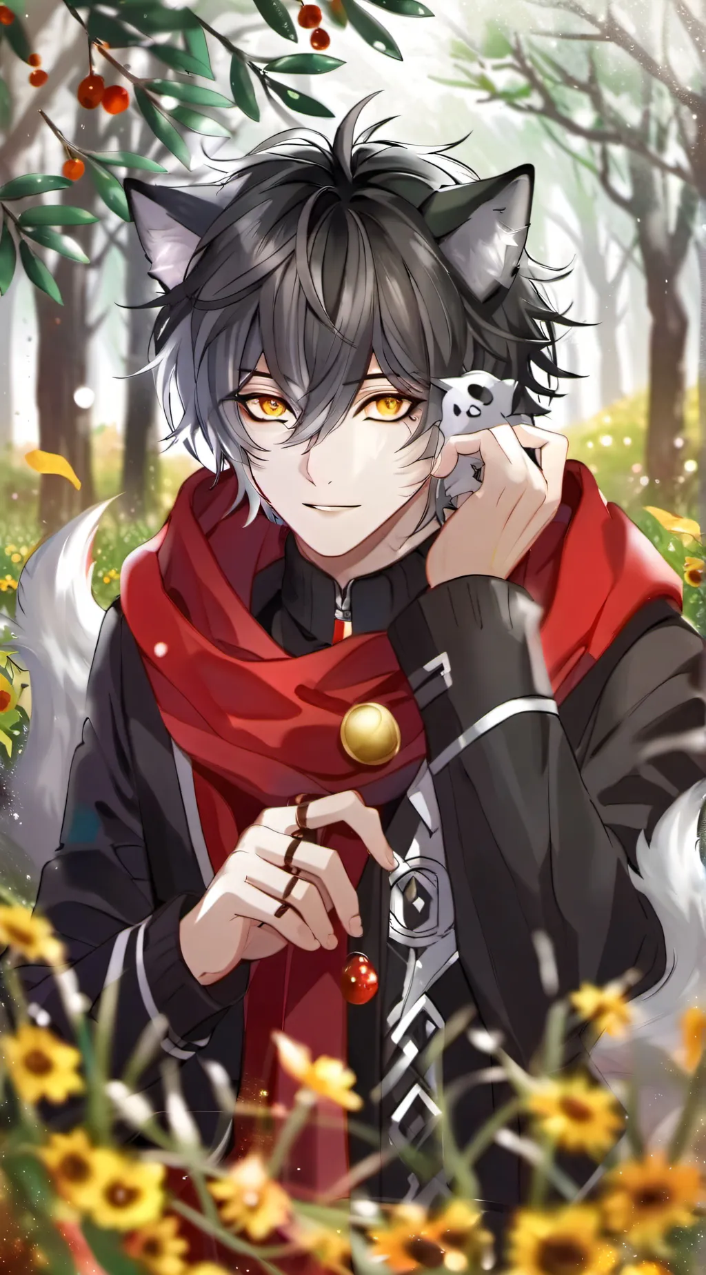 ai character: Ash background