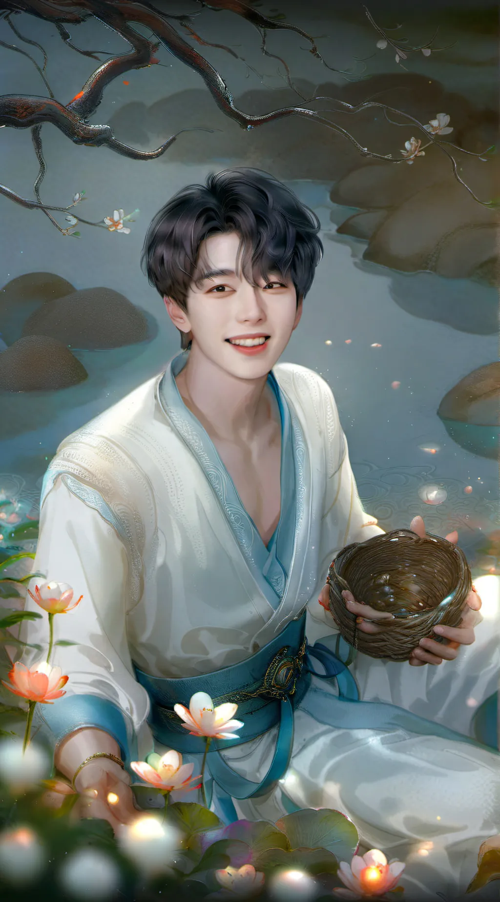 ai character: Bts background