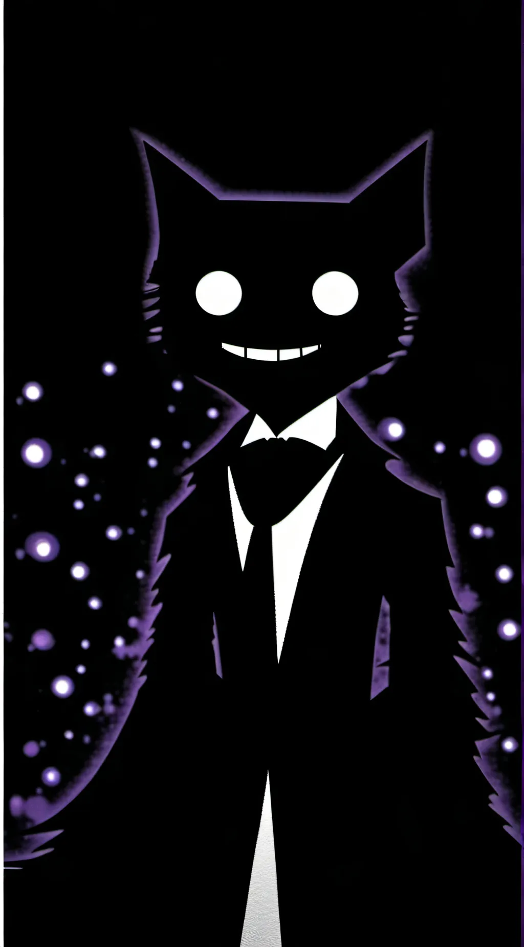 ai character: the cat downstairs background