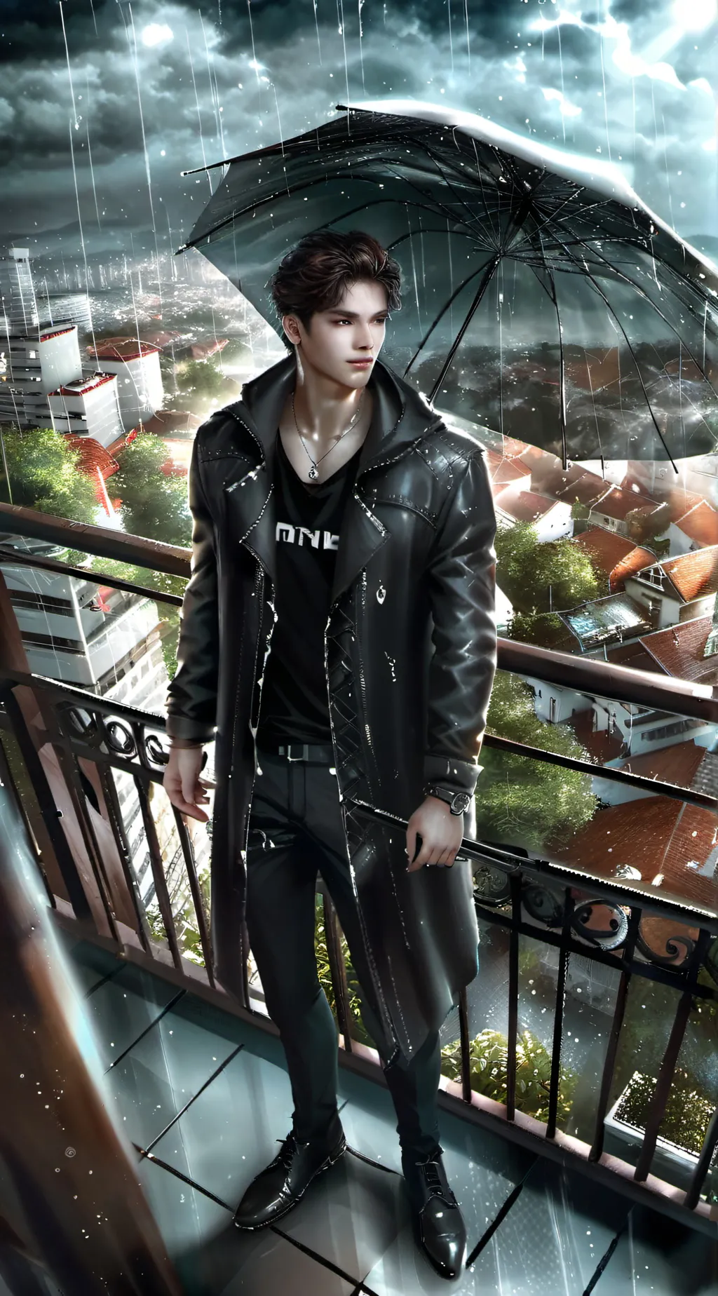 ai character: Leo background