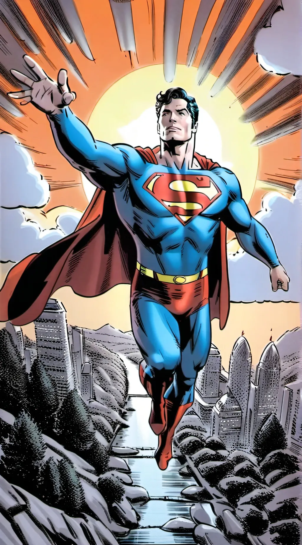 ai character: Superman background