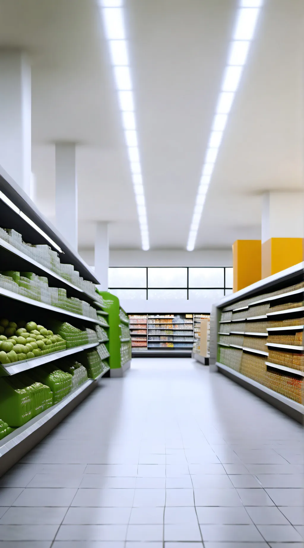 ai character: Grocery Store background