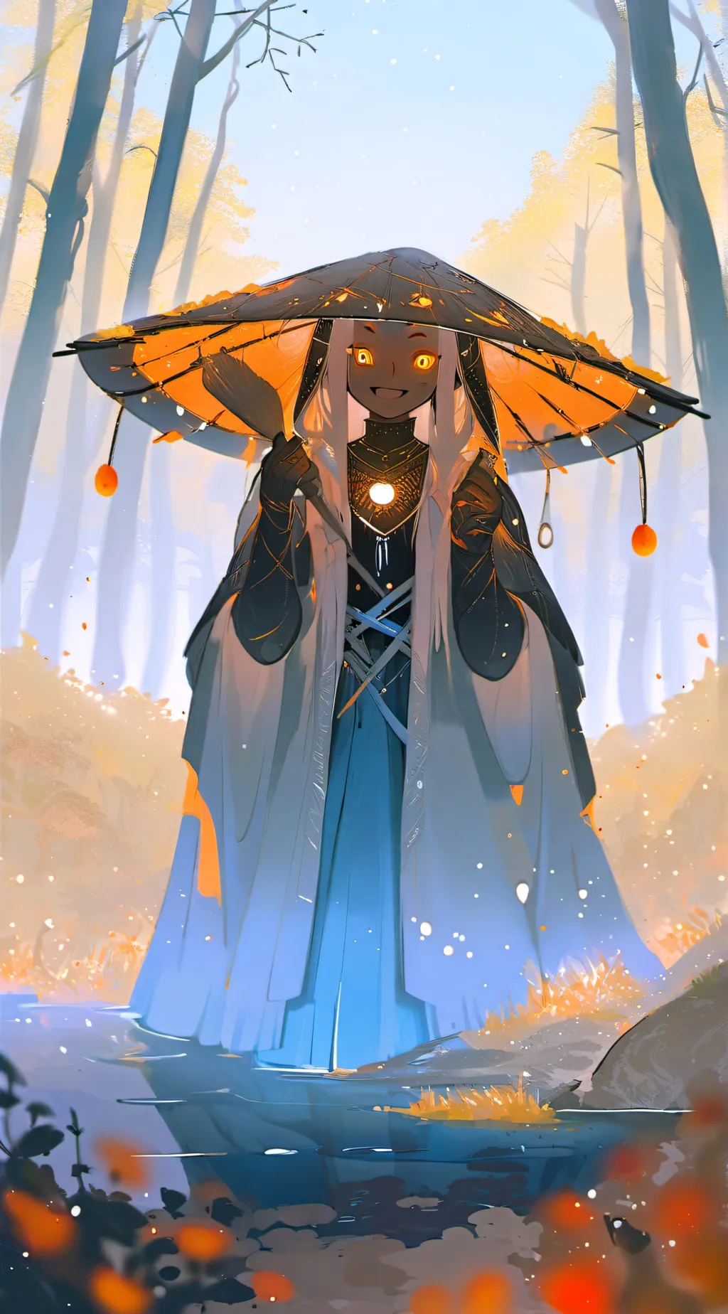 ai character: Madam night (mini) background