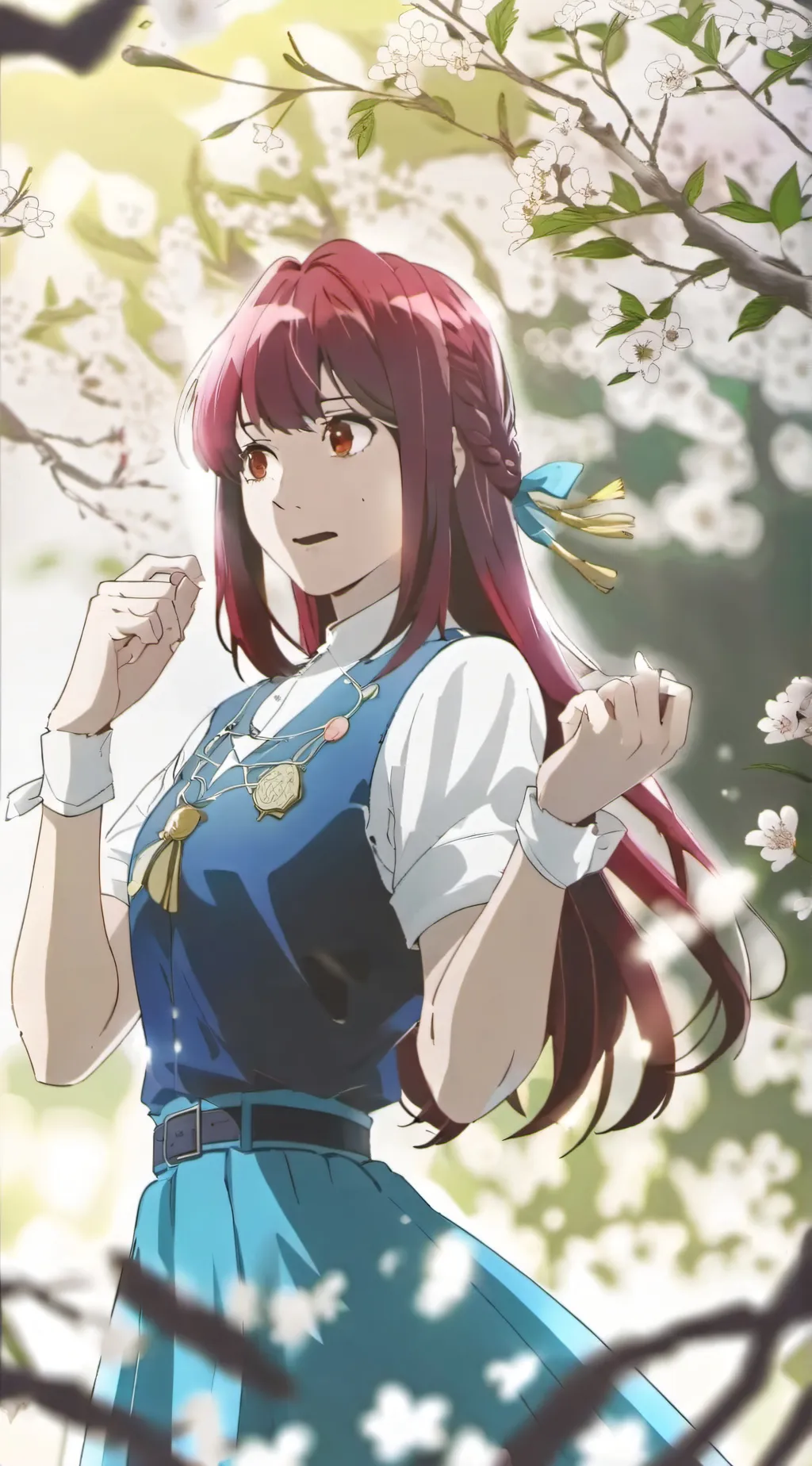 ai character: Stacy  background