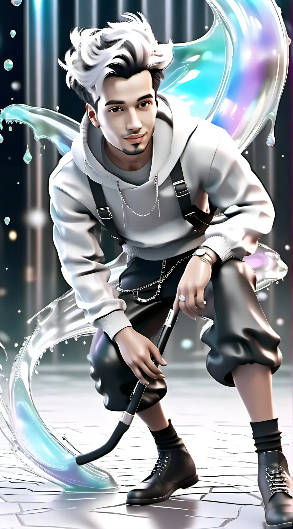 ai character: Me  background