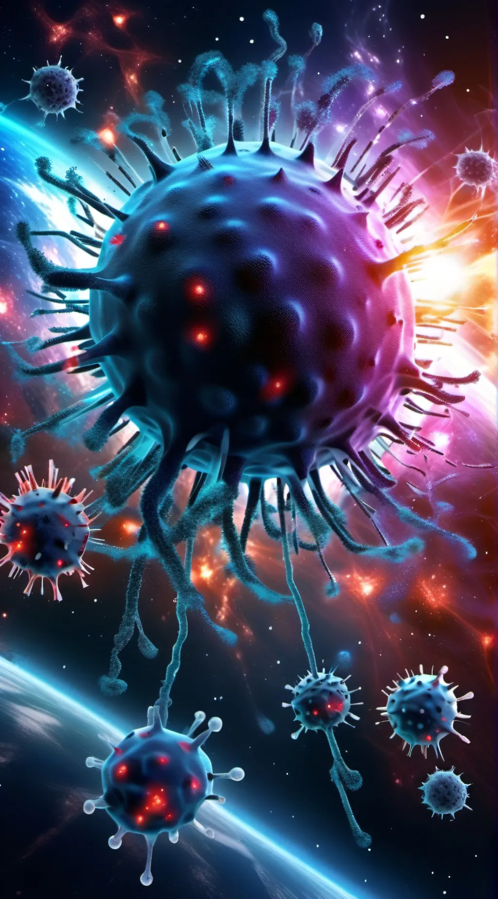 ai character: Virus Infection  background