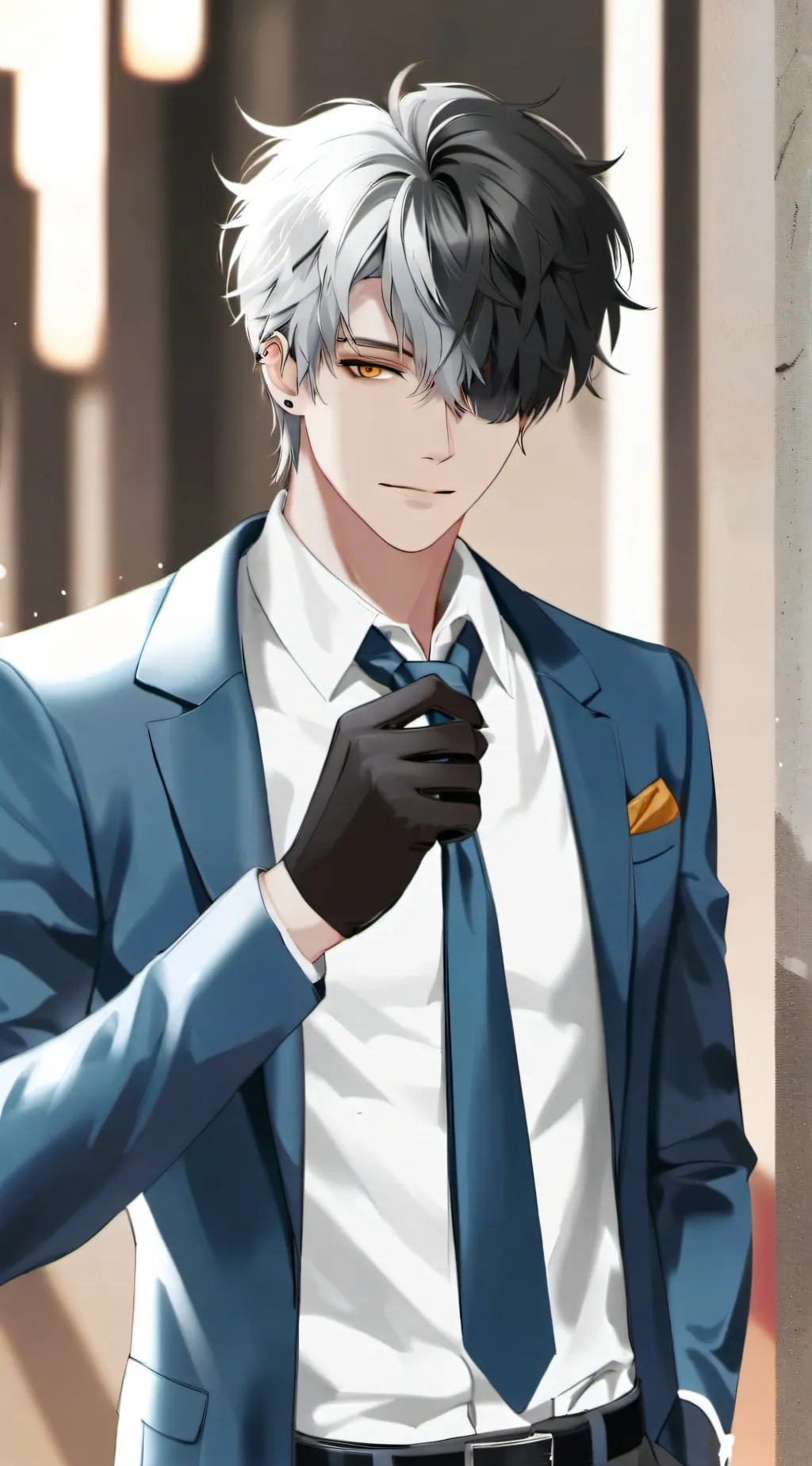 ai character: Xavier  background