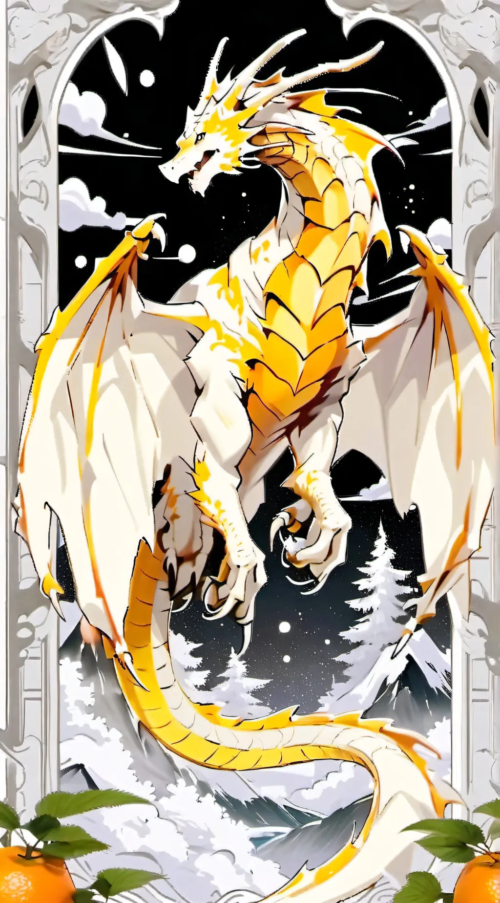 ai character: peach background