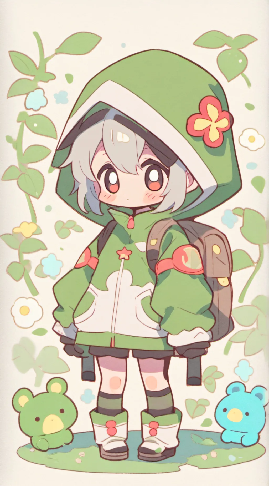 ai character: Luffy background