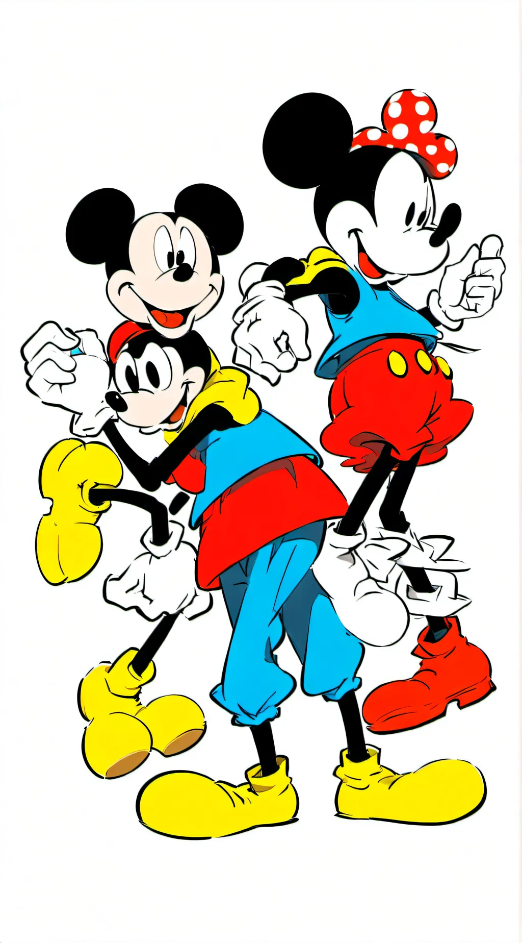 ai character: Mickey mouse  background