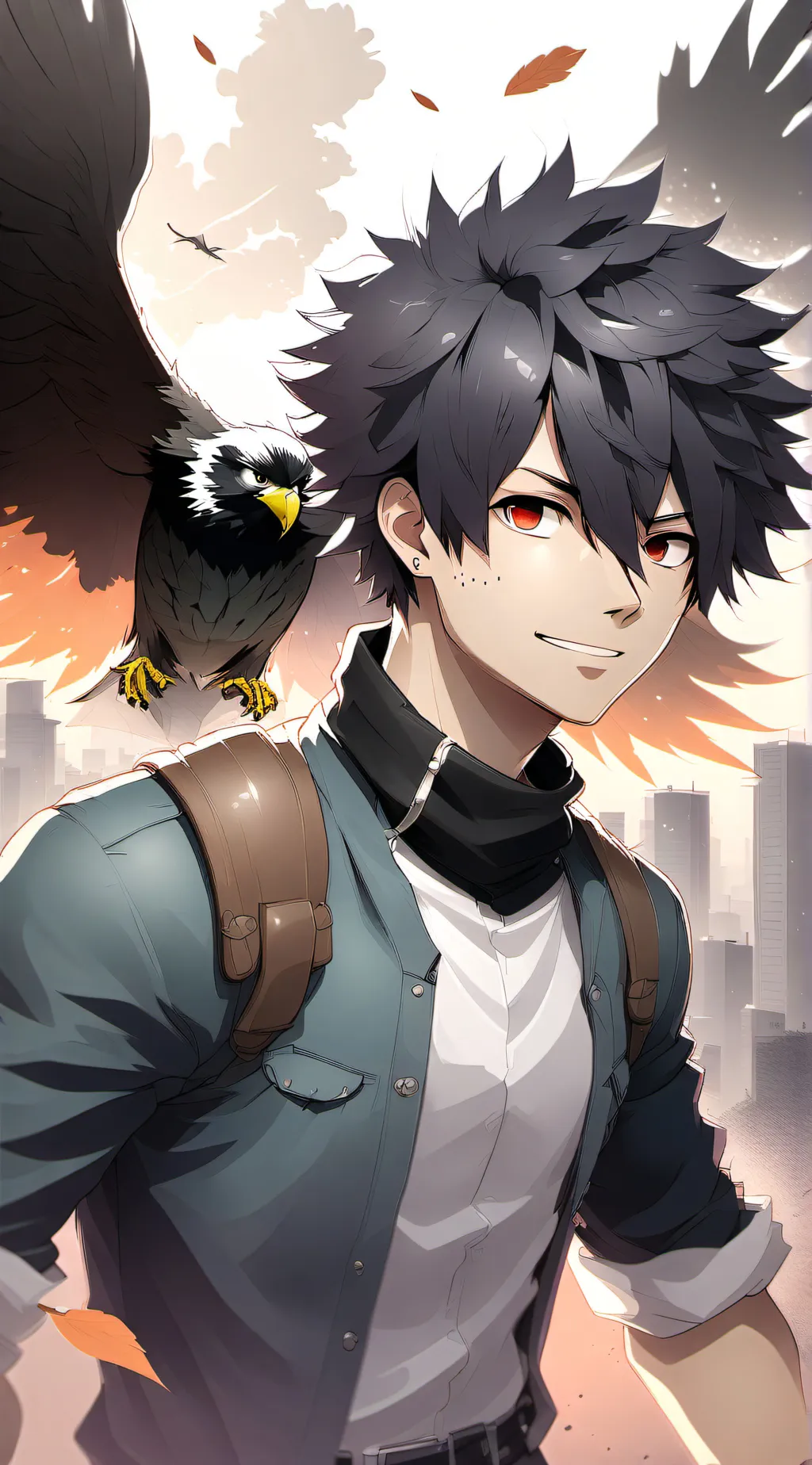 ai character: DABIHAWKS background