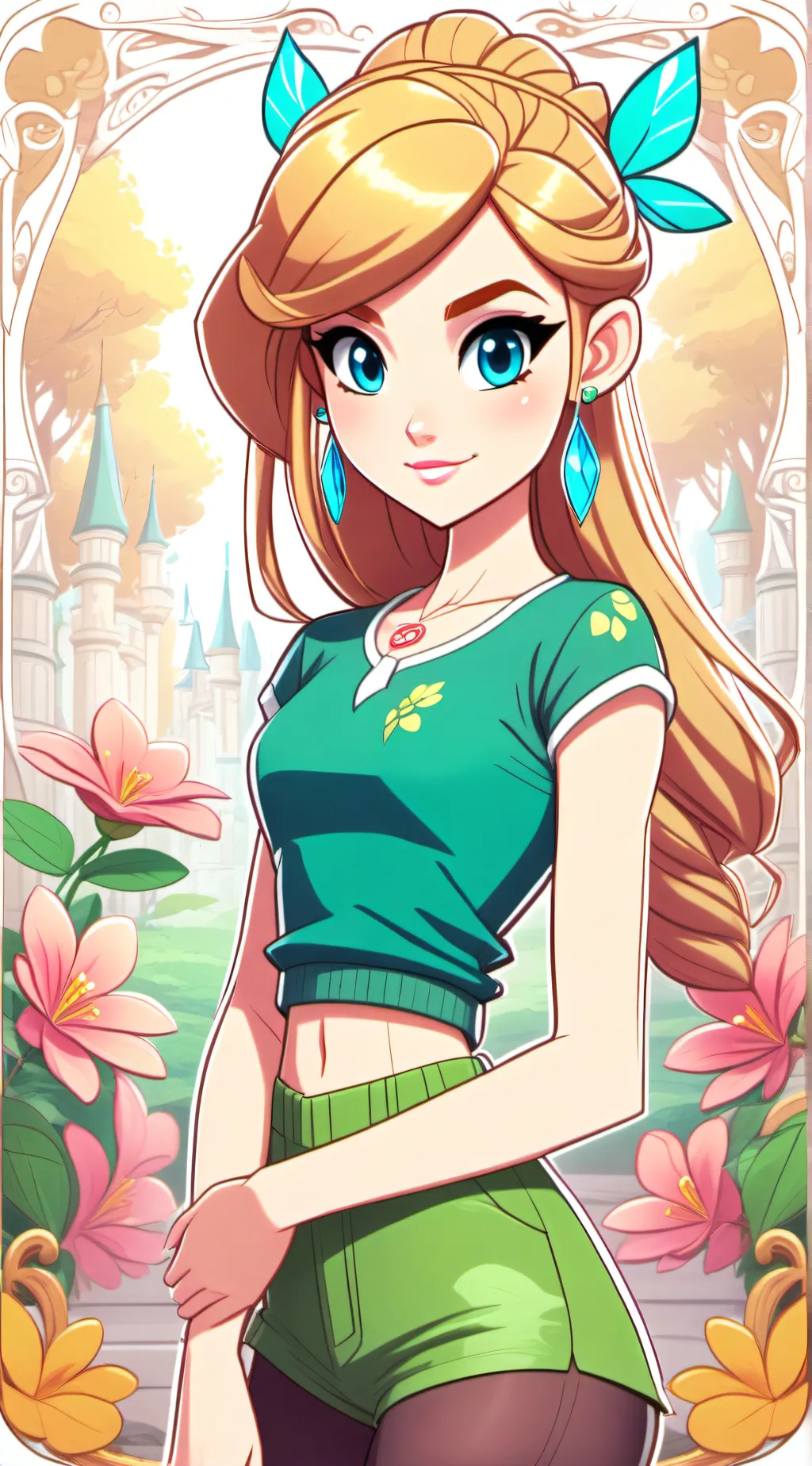 ai character: davie  background