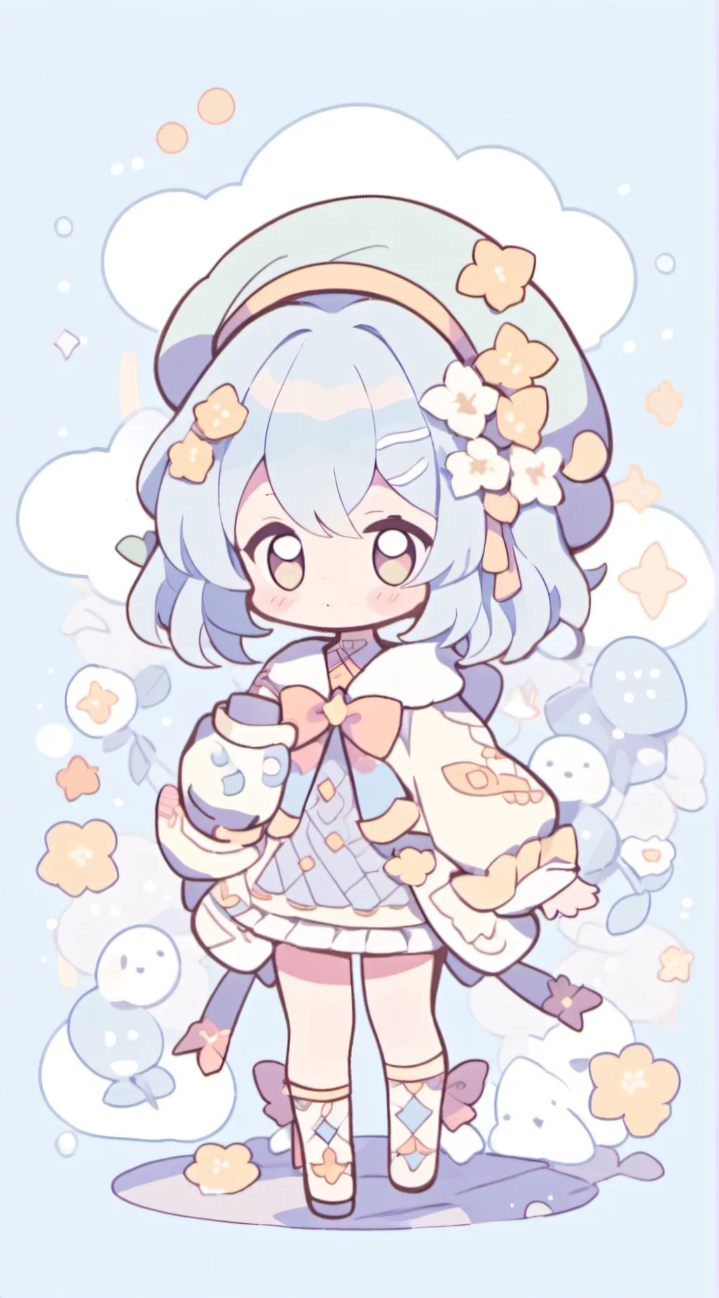 ai character: Mina background